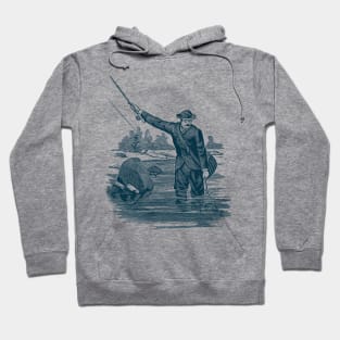 Fishing / Vintage Fisherman / Fishing Design / Fishing Lover / Fisherman gift / Sport Fishing Hoodie